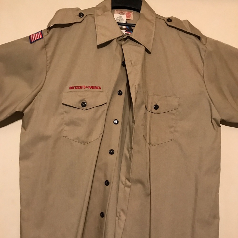 Adult Men’s Boy Scout Uniform Shirt